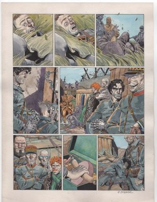 Enrique Breccia | Enrique Breccia - Les Sentinelles | ComicArtFans Classifieds