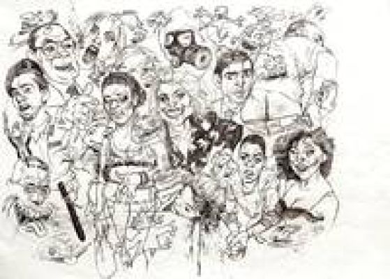 Riccardo Mannelli | Original pen illustration on paper cm. 29x21. Mint. Code 2245. | Segni e Disegni