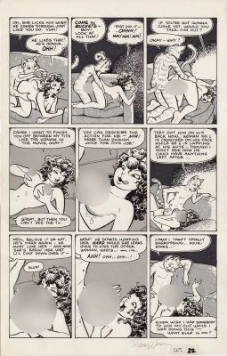 Reed Waller | The Eroticart of Reed Waller, Omaha the Cat Dancer Page 22 | ComicArtFans Classifieds