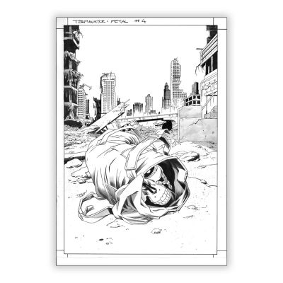 Declan Shalvey | The Terminator - Metal : Issue 04 Cover Art | Declan Shalvey