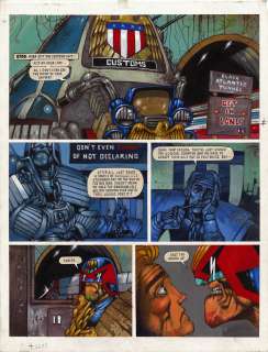 Greg Staples - 2000ad prog 806 - judge dredd ‘innocents abroad‘ - greg staples / garth ennis