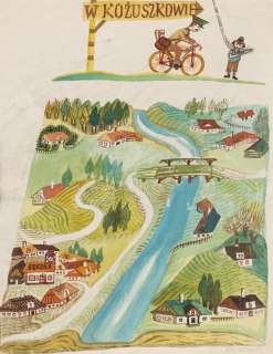 Mieczysław Piotrowski (1910 - 1977) | Mieczysław Piotrowski | W Kożuszkowie, ilustracja | Desa Unicum