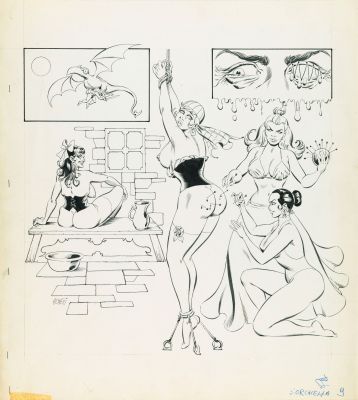 Leonetti Dino - "Sorchella - Saltellando stretti stretti lei lo leva tu lo metti", 1974 | Urania Casa d’Aste