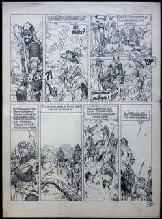 Delaby, Philippe - Planche originale - Richard Coeur de Lion (1990) | Catawiki