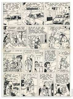 Tillieux | MAURICE TILLIEUX ◊ GIL JOURDAN La Voiture immergée... | Daniel Maghen Enchères