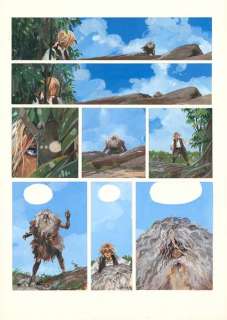 Michel FAURE (né en ... - Lot 97 - L‘île au trésor Encres de couleur sur papier pour la...