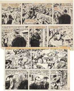 Jijé (1914-1980) | Baden Powell Encre de Chine sur papier pour la planche... | Tessier Sarrou