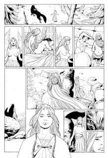 Trif - original page "La belle et la bete" - EO | Catawiki