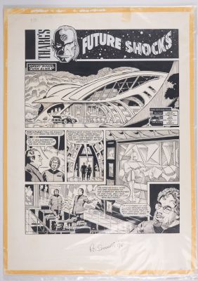 Ron Smith 2000 AD Prog #716 Tharg’s Future Shock Great Minds Think Alike Signed (Fleetway, 1991) | Stanley Gibbons Baldwin’s