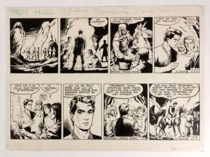 Marcello Carlo Ben... | MARCELLO Carlo Ben Hur Planche 224 d’un récit édité... | Vermot et Associés