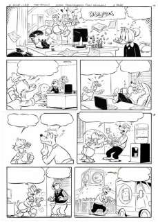 Dagobert Duck, Donald Duck - "The Bonus" D2015-163 - Original publié Page 1/1 - (2016) | Catawiki