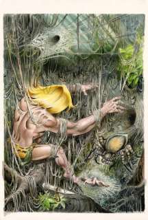 Rahan - Couverture originale Les bêtes folles - (2003) | Catawiki