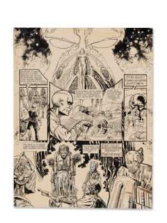 Druillet, Philippe (Né En 1944) | Les Six voyages de Lone Sloane, “O Sidarta”, planche originale n°4. | Christie’s