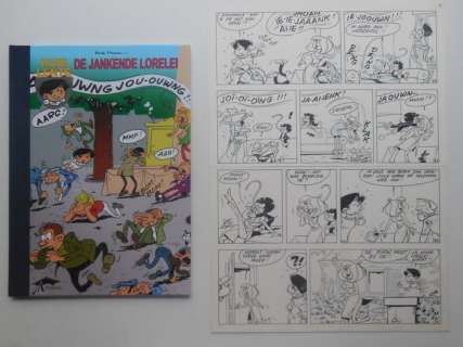 Mau, Bob | Original page (p.9) + album  - Kari Lente 41  - De jankende lorelei  - hc with cloth spine  - 1st edition  - (2009) | Catawiki