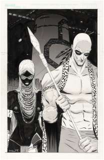 "EAST OF WEST" ORIGINAL ART COMMISSION BY NICK DRAGOTTA.