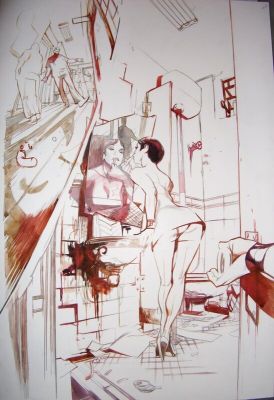 Greg Tocchini | Planche originale pour la série Last days of American Crime | 2DGalleries