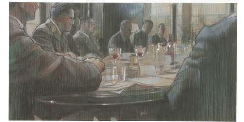 Le Hénanff, Fabrice - Planche originale en couleur (p.29) - Wannsee (2017) | Catawiki