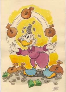 Xavi - Original Sketch - Scrooge plays - (2017) | Catawiki