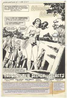 Jose Delbo - Wonder Woman #249 p1 Splash