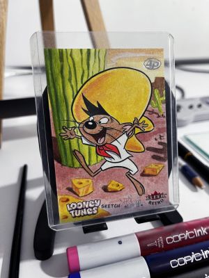Adan Vazquez | Looney Tunes Fleer Retro Original AP Sketch Card | Raremarq (Buy It Now)