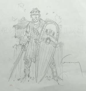 Hermann - Dessin original - Projet pour une couverture - Intégrale Â«Â Bois MauryÂ Â» | Catawiki