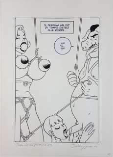 Roberto Baldazzini - tavola originale "Beba - Le 110 Pompe" - Page volante | Catawiki