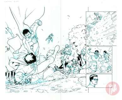 Javier Pina - Superman #694 pages 04-05