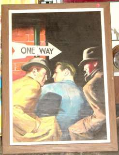 4050: PULP PAINTING.  DETECTIVE. | Weiss Auctions