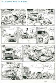 Fournier, Jean Claude | SPIROU. DU CIDRE POUR LES ÉTOILES. Encre de Chine | Coutau Bégarie