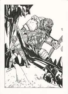 Dragonero - Cristiano Cucina - illustrazione originale - Page volante - (2015) | Catawiki