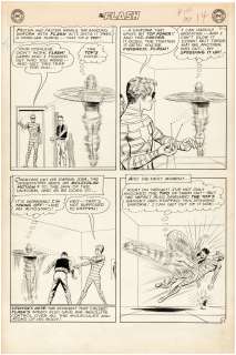 THE FLASH VOL. 1 #141 PG 14 DECEMBER 1963 COMIC BOOK PAGE ORIGINAL ART BY CARMINE INFANTINO. | Hake’s