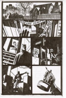 Batman: The Long Halloween Last Halloween page 22 Original Art Chris Samnee