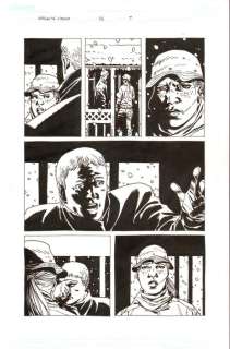 Walking Dead - Charlie Adlard- 88  page 7- Orginal Art- Andrea - EO | Catawiki