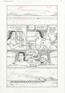 Terry Moore | Motor Girl Issue 8 Page 18 Original Art | Terry Moore