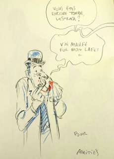 BARRAL Nicolas Baker... - Lot 129 - BARRAL Nicolas Baker Street Belle dédicace sur l’album...