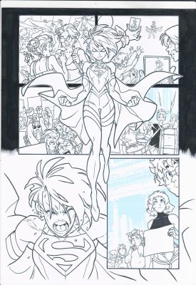 Supergirl The World Rocio Zucchi Page 04 | Raremarq (Buy It Now)