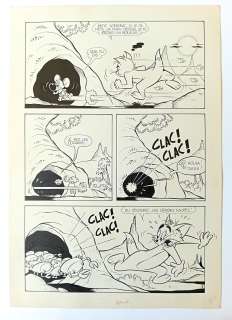 Bandes Dessinées.... | BANDES DESSINÉES. 4 Planches: TOM ET JERRY. «Les crabes... | Vermot et Associés