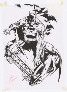 Mike DeCarlo "Batman" Illustration Stunning original art. | University Archives