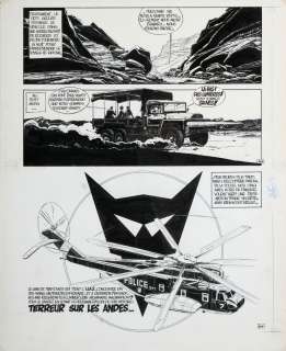 Patrice SERRES (1946) Planche... - Lot 375 - Patrice SERRES (1946) Planche originale et planche...