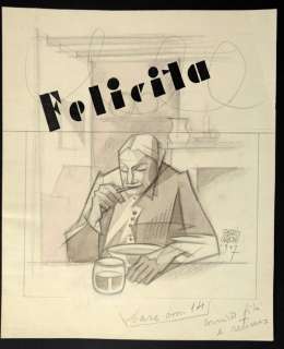 Erberto Carboni - "FelicitÃ " Illustrazione Originale (Master Of Drawing) | Catawiki