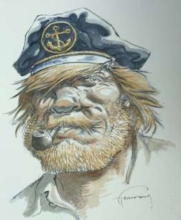 Bernard Prince - Illustration originale en couleurs directes pour un Â«Â ex-LibrisÂ Â» - Barney Jordan | Catawiki