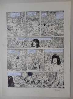 Ersel (Sels, Erwin) | Original page (p.36)  - Les pionniers du Nouveau Monde 9  - La rivière en flammes  - (1996) | Catawiki