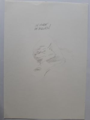 Dessin original sur feuille canson A3 de Jean-Luc Masbou De Cape et de Crocs | eBay Europe (Buy It Now)