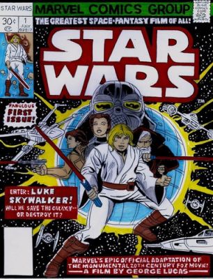 STAR WARS # 1 1977 COVER RECREATION ORIGINAL COMIC COLOR ART ON CARD STOCK | eBay US (Buy It Now)
