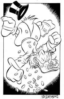 Bas Heymans - Uncle Scrooge - Furious 3 - Art préliminaire original | Catawiki