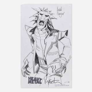 Kevin Eastman, Heavy Metal: F.A.K.K. 2 Video Game Design Original Art (Ritual Entertainment, 2000) | Landry Pop Auctions