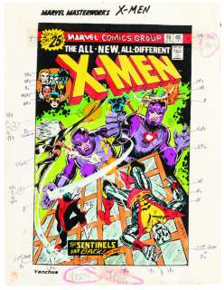 X-MEN #98 MARVEL MASTERWORKS COLOR GUIDE FOR MARVEL MASTERWORKS (ANDY YANCHUS). | Hake’s