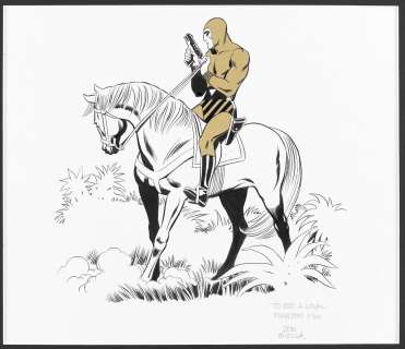 THE PHANTOM ORIGINAL ART COMMISSION BY JOE GIELLA. | Hake’s