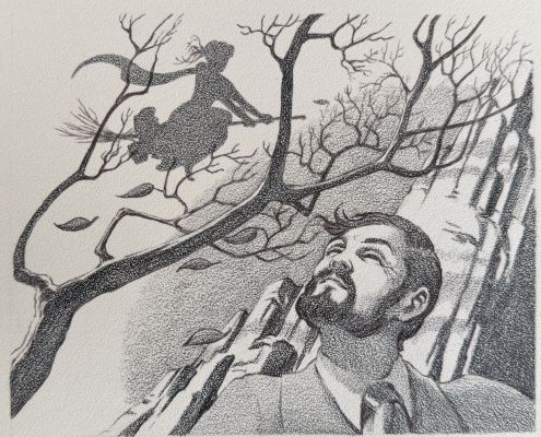 George Barr | The King Across the Mountain, No. 2 (1986) | Shasta/Phoenix