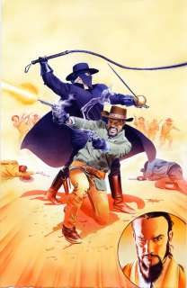 Mike Mayhew - Mike Mayhew Original DJANGO/ZORRO #3 Cover Painting